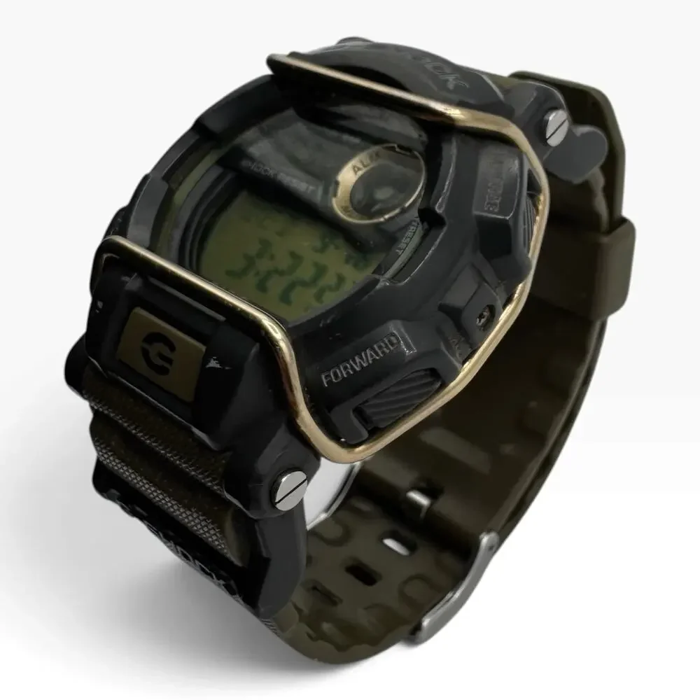 Casio G-Shock GD-400-9 Olive Green Gold Digital Watch 3434 200M